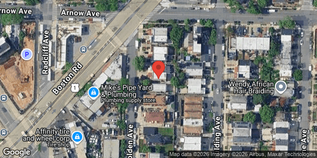 Aerial map of 2754 COLDEN AVENUE, Bronx