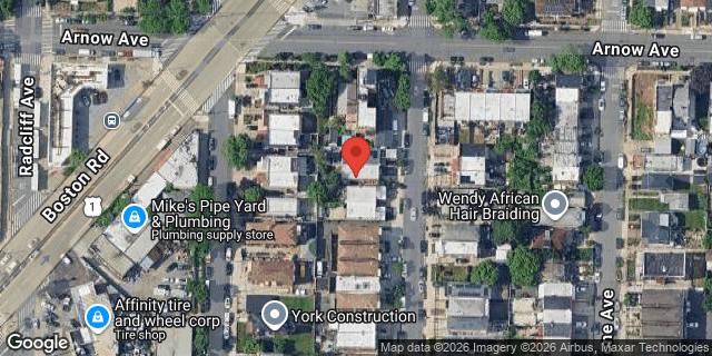 Aerial map of 2761 PAULDING AVENUE, Bronx
