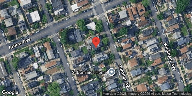 Aerial map of 2851 GUNTHER AVENUE, Bronx