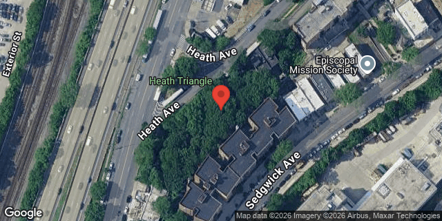 Aerial map of HEATH AVENUE, Bronx