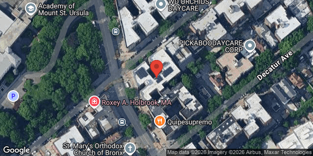 Aerial map of 2952 MARION AVENUE, Bronx