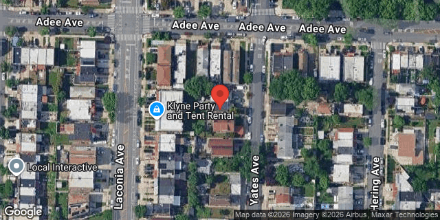 Aerial map of 2943 YATES AVENUE, Bronx