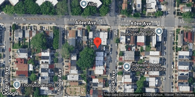 Aerial map of 2949 BOUCK AVENUE, Bronx