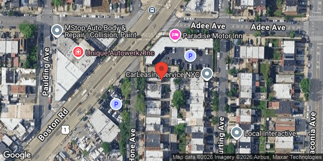 Aerial map of 2940 HONE AVENUE, Bronx
