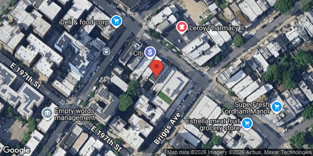 Aerial map of 240 EAST 198 STREET, Bronx