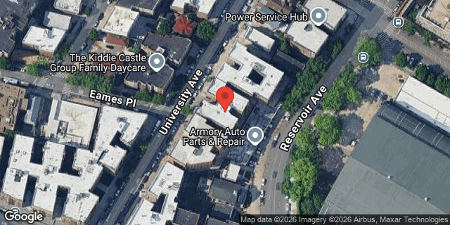 Aerial map of 2714 UNIVERSITY AVENUE, Bronx