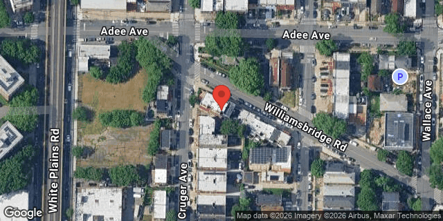 Aerial map of 3069 WILLIAMSBRIDGE ROAD, Bronx