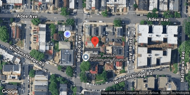 Aerial map of 2938 WALLACE AVENUE, Bronx