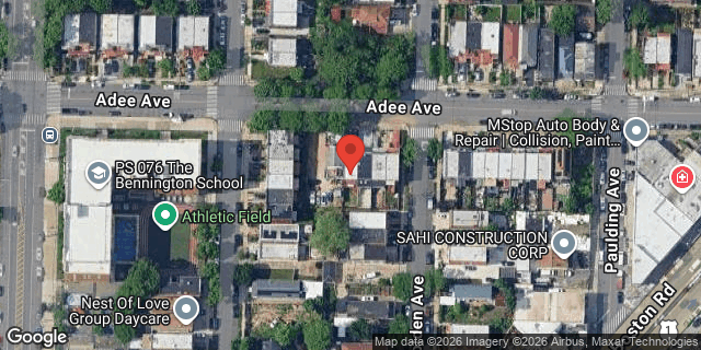 Aerial map of 940 ADEE AVENUE, Bronx