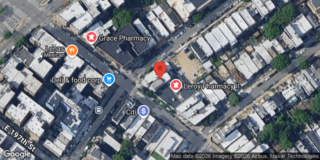 Aerial map of 233 EAST 198 STREET, Bronx