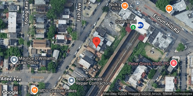 Aerial map of 2810 SEXTON PLACE, Bronx