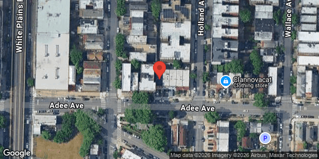 Aerial map of 731 ADEE AVENUE, Bronx