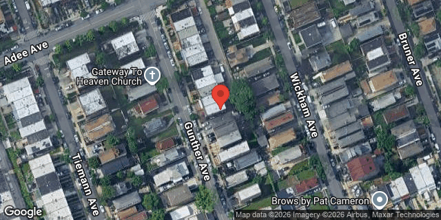 Aerial map of 2940 GUNTHER AVENUE, Bronx