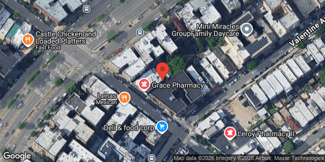 Aerial map of 205 EAST 198 STREET, Bronx