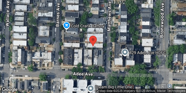 Aerial map of 3005 MATTHEWS AVENUE, Bronx