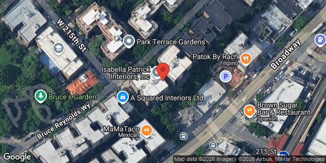Aerial map of 48 PARK TERRACE EAST, Manhattan