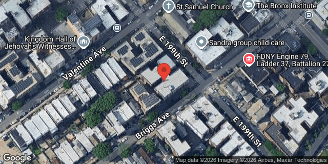 Aerial map of 246 EAST 199 STREET, Bronx