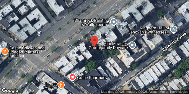 Aerial map of 2870 GRAND CONCOURSE, Bronx