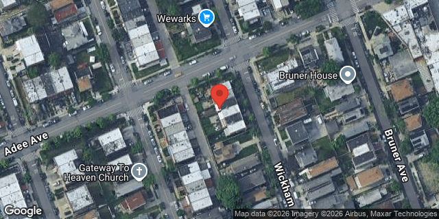 Aerial map of 2957 WICKHAM AVENUE, Bronx