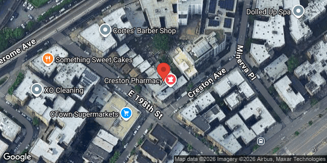 Aerial map of 27 EAST 198 STREET, Bronx