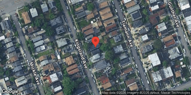 Aerial map of 3030 KINGSLAND AVENUE, Bronx