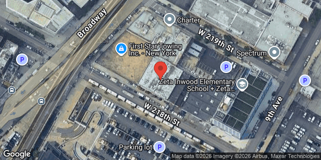 Aerial map of 425 WEST 218 STREET, Manhattan