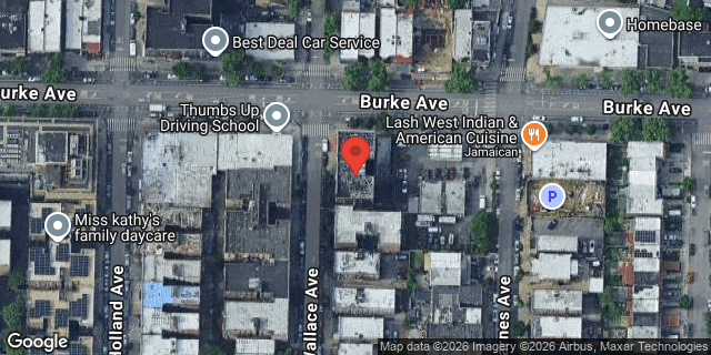 Aerial map of 3050 WALLACE AVENUE, Bronx