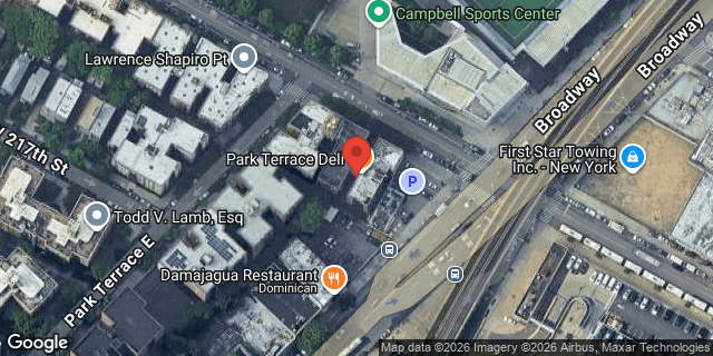 Aerial map of 510 WEST 218 STREET, Manhattan