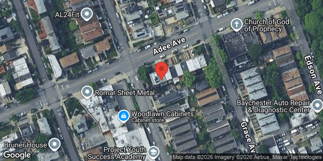 Aerial map of 1902 ADEE AVENUE, Bronx