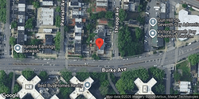 Aerial map of 3203 THROOP AVENUE, Bronx
