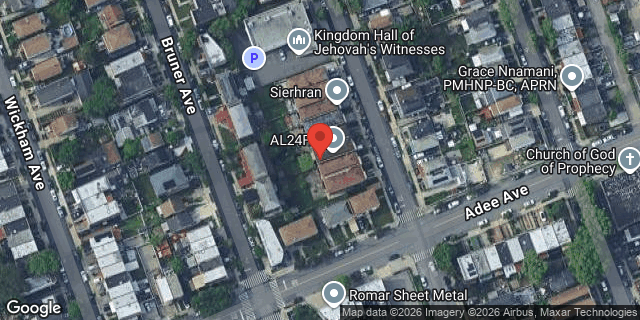 Aerial map of 3009 ELY AVENUE, Bronx