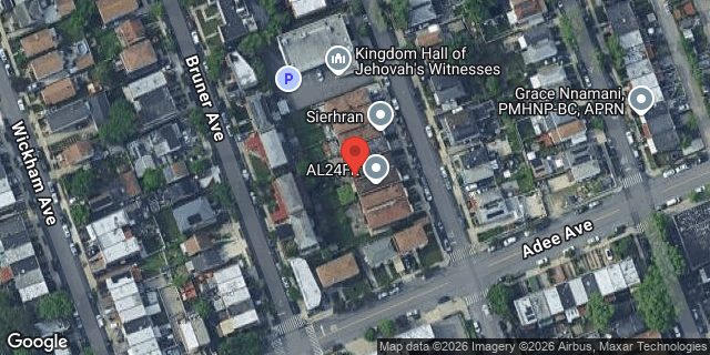 Aerial map of 3011 ELY AVENUE, Bronx