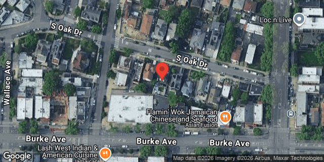 Aerial map of 812 SOUTH OAK DRIVE, Bronx