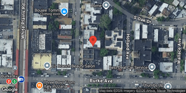 Aerial map of 3212 CRUGER AVENUE, Bronx