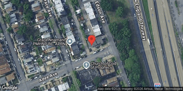 Aerial map of 1935 ADEE AVENUE, Bronx