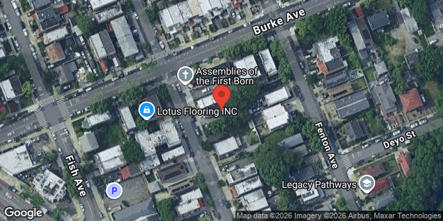 Aerial map of 3152 SEYMOUR AVENUE, Bronx