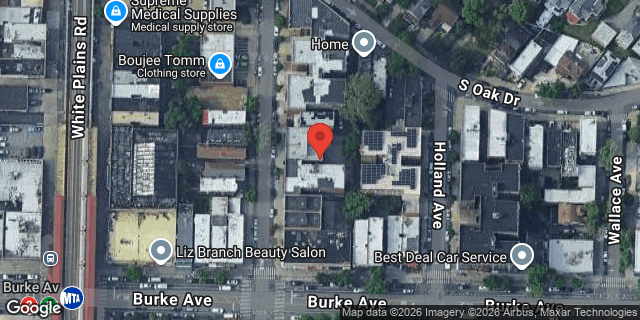 Aerial map of 3214 CRUGER AVENUE, Bronx