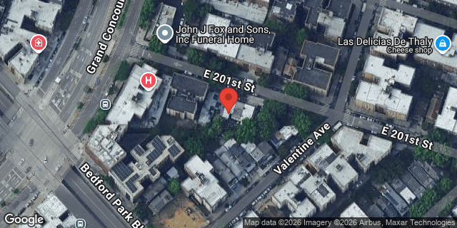 Aerial map of 220 EAST 201 STREET, Bronx