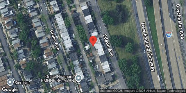 Aerial map of 3021 EDSON AVENUE, Bronx