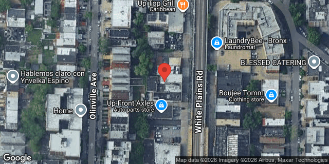 Aerial map of 3237 WHITE PLAINS ROAD, Bronx