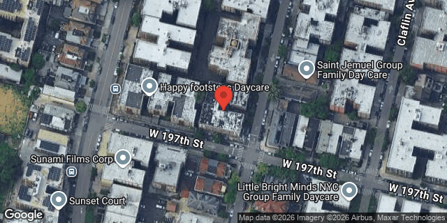 Aerial map of 2825 WEBB AVENUE, Bronx