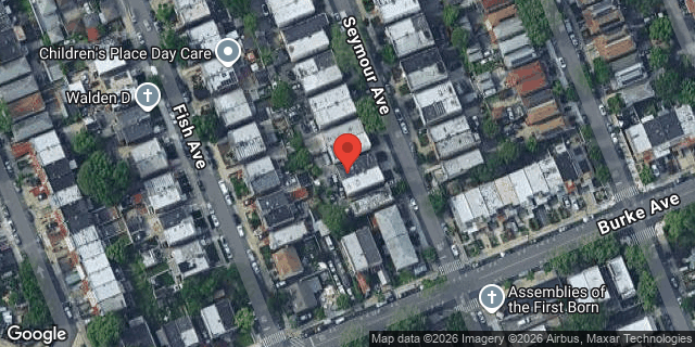 Aerial map of 3215 SEYMOUR AVENUE, Bronx