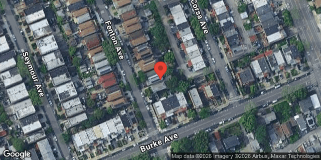 Aerial map of 3212 FENTON AVENUE, Bronx