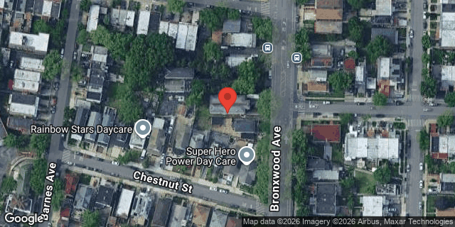 Aerial map of 3297 BRONXWOOD AVENUE, Bronx