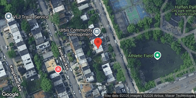 Aerial map of 3127 GUNTHER AVENUE, Bronx