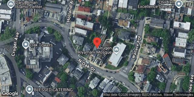 Aerial map of 763A NORTH OAK DRIVE, Bronx