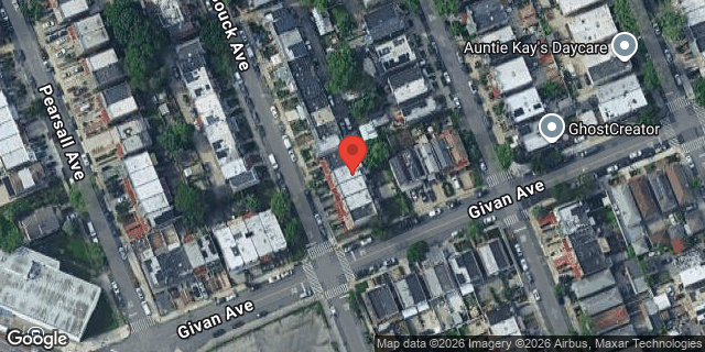 Aerial map of 3306 BOUCK AVENUE, Bronx