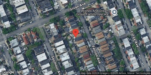 Aerial map of 3243 FENTON AVENUE, Bronx