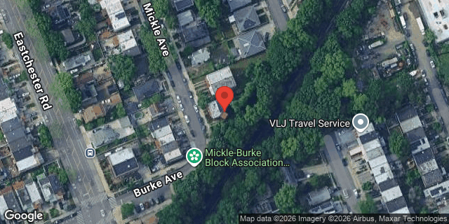 Aerial map of 3206 MICKLE AVENUE, Bronx