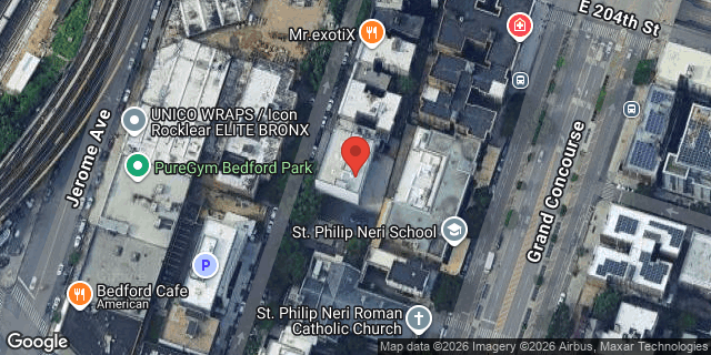 Aerial map of 3082 VILLA AVENUE, Bronx